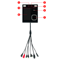 Terminal de contrôle d'accès à écran tactile de 5 pouces |   Prise en charge des codes Palm Vein/ID/IC/QR | IP65 |   RK3568 |   Moteur de serrure électrique directe