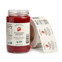 Étiquette autocollante en papier pour le marquage des surfaces des emballages de miel, de confiture et d'aliments faits maison