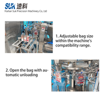 Machine d'emballage plastique en sachet entièrement automatique SUK avec PLC pour les produits alimentaires - Haute efficacité