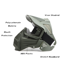 2024 Fog Protect Casque tactique facial complet pour la protection du tir