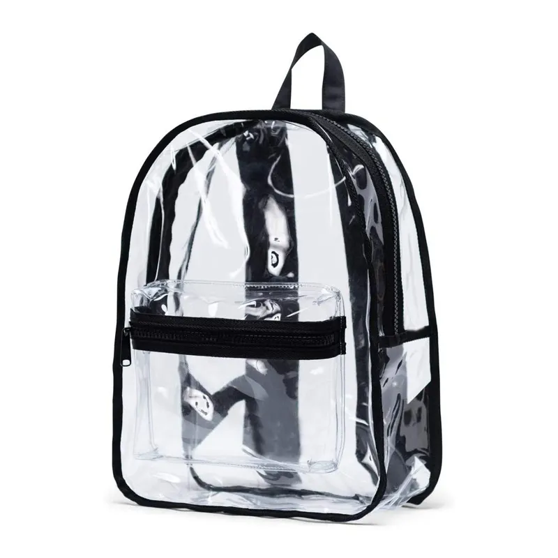 Clear Backpack Heavy Duty See Through Backpack Transparent Large Bookbag for College Work Security Travel & Sports