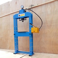Petite presse hydraulique à cadre en H de 30 tonnes et 60 tonnes avec système servo, pompe moteur, portique, machine de forgeage, machine de moulage