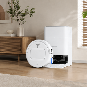 Robot aspirateur T80, machine de nettoyage automatique des sols secs et humides, avec forte aspiration de 18000Pa, filtre à eau, batterie Li-ion - Product Image 2