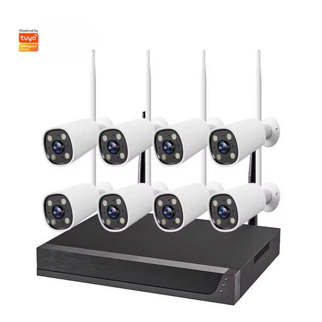Outdoor Wifi 3MP 8 Channel Security Ip Cameras Cctv Camera System Home Nvr Kit Waterproof Network Camera