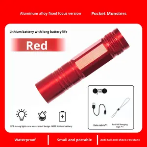 Mini lampe de poche <span class=keywords><strong>solaire</strong></span> AA alimenté par batterie portable Ultra-longue durée de vie de la batterie Rechargeable LED Camping extérieur forte lumière - Product Image 3