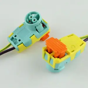 Soket konektor adaptor kualitas tinggi harnes kabel steker mobil plastik