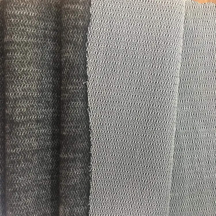 Inserto de tela interlinable para ropa, brocha de punto de urdimbre de fusión interlinable, 100gsm