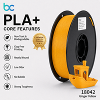 Filamen Becreative Multicolor PLA Plus PETG ABS Diameter 1.75mm Suhu Pencetakan 205-215°C 1kg/gulung Permukaan Halus Berkilau 3D