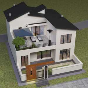 Villa Casa Móvil Homestay Hotel Nueva Estructura de Reconstrucción Rural Habitación Solar China Casa Integrada - Product Image 1