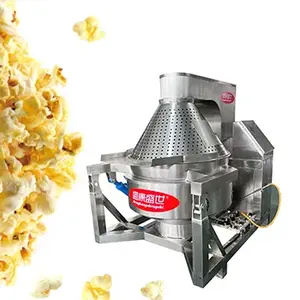 Mesin pembentuk bola Popcorn permen beras kualitas tinggi kinerja sangat baik lini produksi Bar beras