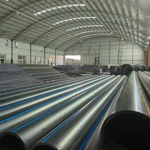 Custom Hdpe Water Supply Pipe Drainage Water Pe110 Hot Melt Straight Pipe Fire Protection 1.6mpa Drip Irrigation Pipe