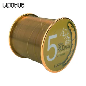 LINNHUE 500M Monofilamento de Nylon Linha De Pesca Tiro Longo Durável 10-42LB Japão Material de Pesca Da Carpa de Água Doce Acessórios 3 cor