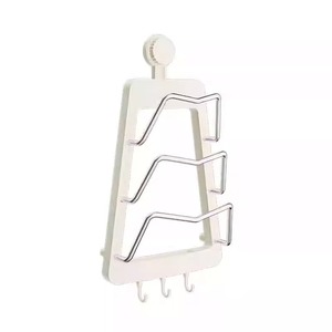 Jinxian Multi Layer Pot Lid Rack Wall Mounted With Hooks And Cutting Board <b>Storage</b> For <b>Kitchen</b> Organization Easy Cleaning - Product Image 5