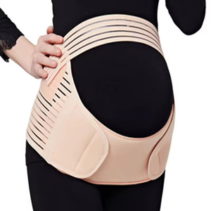 Faja de Maternidad Elástica Ajustable XXL de Nailon Transpirable con Banda de Algodón para Mujeres Embarazadas que Brinda Protección <span class=keywords><strong>Abdominal</strong></span> - Product Image 1