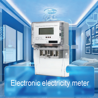 Compteur d'énergie intelligent monophasé Citizens Advice Meters Trio 11 avec suivi des heures de crête et des coûts, prépayé IHD6 pour usage domestique