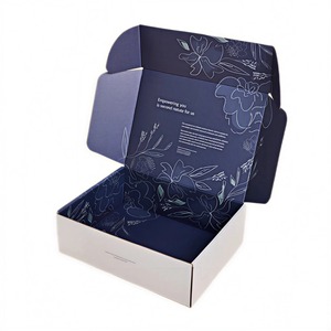 Boîte cadeau en papier kraft à prix d'usine, boîte pliante en carton ondulé avec bande détachable et filtre, modèle avion - Product Image 1