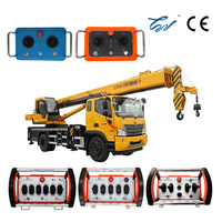 Télécommande sans fil 12V 24V à longs joysticks pour la radiocommande de grue de remplacement