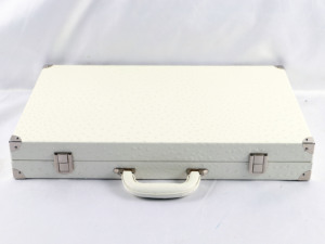 2025 tavola da Backgammon di nuova concezione trae ispirazione dalla tonalità cremosa della pelle vegana <span class=keywords><strong>a</strong></span> motivi di struzzo - Product Image 2