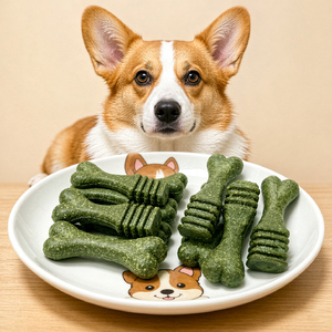 Friandises à mâcher pour chiens en forme de mallette, séchées à l'air, au bœuf et au poulet, pour le nettoyage des dents, facilement digestibles, réduisent le tartre et la plaque dentaire, OEM ODM - Product Image 2