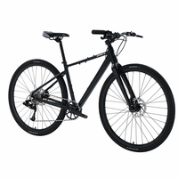 SpiritX Aluminium-Legierung Gravel Bike Rennrad 700C Steckachse 10-Gang Hydraulische Scheibenbremse Flachlenker Halb-integrierte Kabelführung