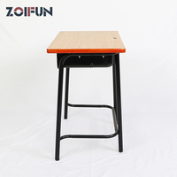 Bureaux individuels universitaires pour étudiants, table d'examen, bureau d'enseignant pour écoles et salles de classe, mobilier scolaire