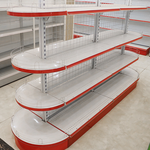 Estantes de supermercado ajustables de alta calidad, estantes de malla de alambre de doble cara, estante de exhibición para tienda trasera - Product Image 5