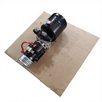 Unité hydraulique à double effet 12/24 V CC 220 V/380 V CA 2,2 kW, réservoir métallique de 10 L, portable pour fendeuse de bois