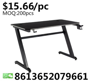 TSF moderno Nuevo diseño precio de fábrica ordenador MDF muebles escritorio metal interior ordenador mesa de oficina al por mayor - Product Image 5