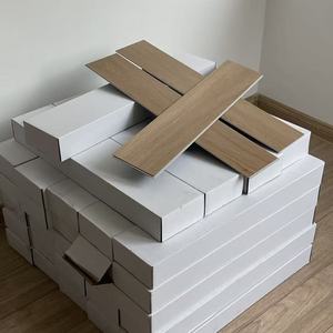 Planche de revêtement de sol en vinyle SPC personnalisée OEM, grain de pierre, imperméable, résistante à l'usure, panneau de décoration pour bâtiment - Product Image 5