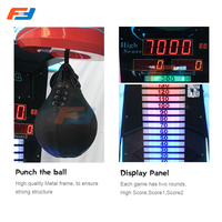 Machine de boxe électronique à monnayeur pour jeu d'arcade de frappe, modèle ultime de puissance de coup, pour divertissement de rue