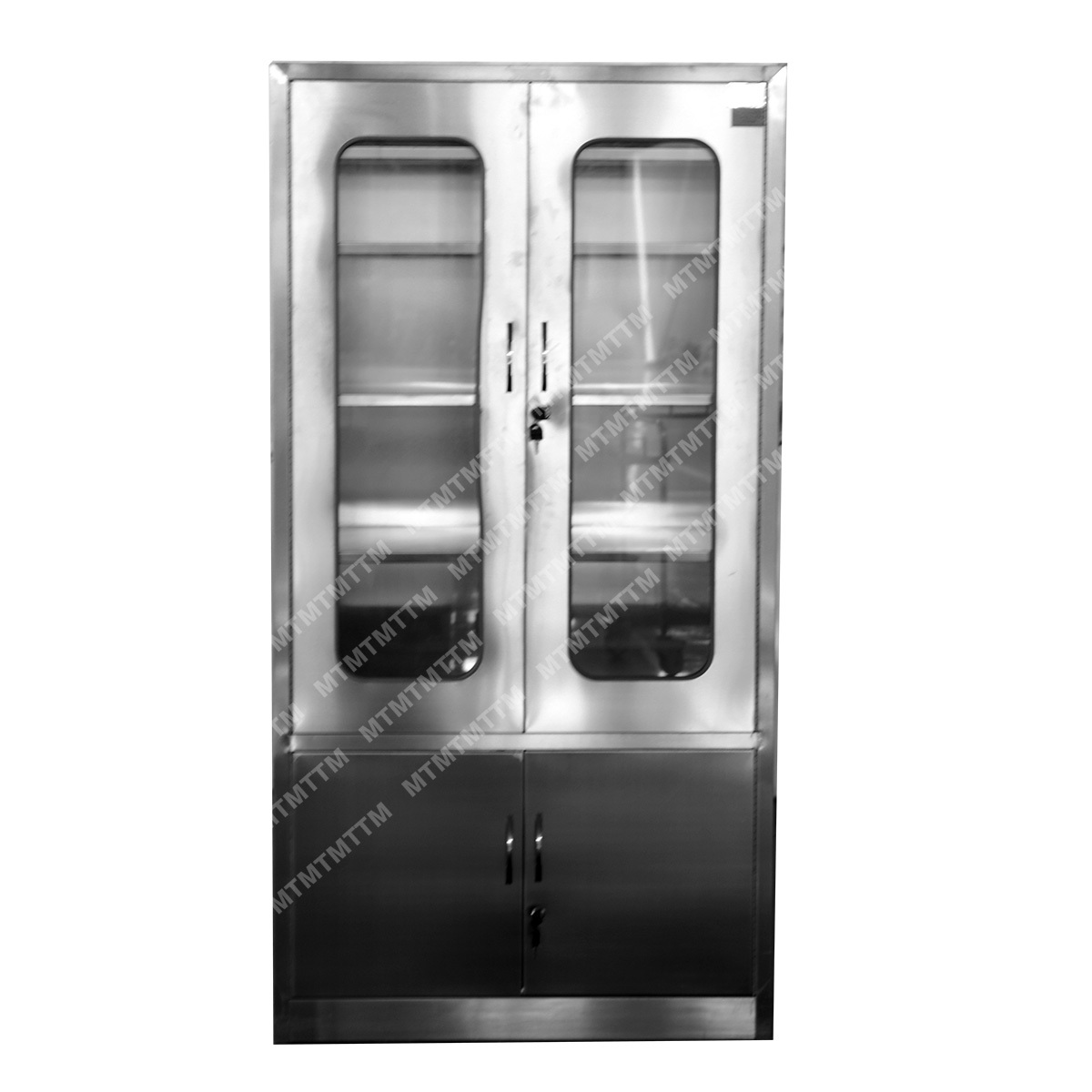 Medical Filing Cabinet Medical Furniture with Doors Stainless Steel Hospital Cabinet Easy Cleaning CE ISO Modern 1 Set Metal