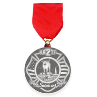 Badges de récompense personnalisés à bas prix en gros médaille de ruban court