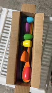Cuillère à œufs en bois, lot de 6 pièces, jeu de <span class=keywords><strong>course</strong></span> d'équilibre, de pâques, jeux de plein air pour enfants - Product Image 5