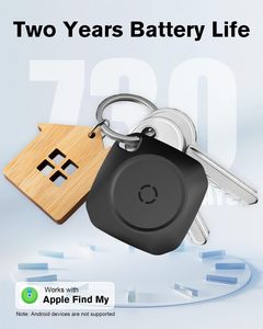 Localizador Inteligente de Llaves, Paquete de <span class=keywords><strong>4</strong></span>, Compatible con la Aplicación IOS, Resistente al Agua IP67, Batería Reemplazable, Material Plástico - Product Image 6
