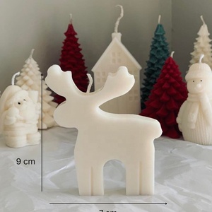 Bonhomme de neige <span class=keywords><strong>Bougies</strong></span> de soja Pilier de Noël <span class=keywords><strong>Bougies</strong></span> de soja Bougie déco de Noël pour idée cadeau Bougie de Noël idées cadeaux - Product Image 6