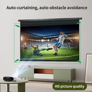 Toumei โปรเจคเตอร์ <span class=keywords><strong>Q7</strong></span>สมาร์ททีวี4K พร้อม WiFi และบลูทูธโปรเจคเตอร์โฮมเธียเตอร์สำหรับใช้งานในร่ม/กลางแจ้ง - Product Image 3