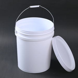 دلاء صغيرة مخصصة صالحة للطعام ومتينة وصديقة للبيئة وقابلة لإعادة التدوير مع مقبض وغطاء للاستخدام المنزلي والطلاء والحرف اليدوية والديكور - Product Image 1