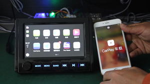 เครื่องเล่น MP5 AV หน้าจอสัมผัสขนาดใหญ่ 7 นิ้ว ควบคุมระดับเสียงแบบแบ่งโซน รองรับ Carplay รุ่น H-305+4 ชิ้น ขนาด 6.5 นิ้ว IP66 สำหรับเรือยอชท์ - Product Image 6