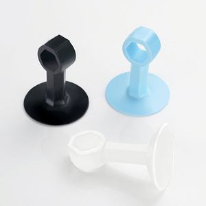 Butoir de porte en silicone anti-collision silencieux pour poignée de porte de salle de bain, protection magique pour porte - Product Image 2