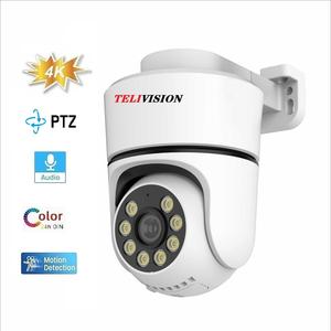 TELI VISIONスマートビデオキット2弾丸1ドーム1 360度PtzボールフルカラーMic 500GB CCTVハイブリッド4カメラシステム - Product Image 3