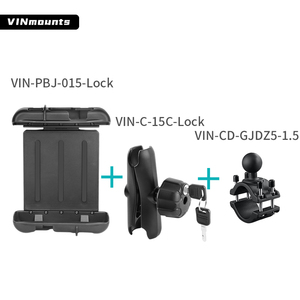 Rotation à 360 degrés Support de tablette antivol de 8 pouces pour Zebra ET40 et Samsung Galaxy Tab - Product Image 5