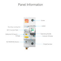 Disjoncteur intelligent Wi-Fi EAST, disjoncteur intelligent MCB 1P 16-100A, produit intelligent pour la maison contrôlé par Internet