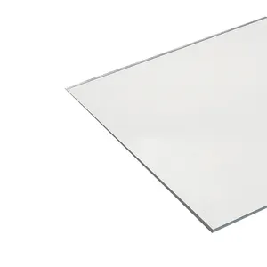 Feuille de plastique acrylique miroir argenté 1220*2440mm 1mm 2mm pour produit de décoration miroir