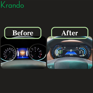 Krando 12,3 ''grupo de instrumentos de coche para <span class=keywords><strong>Maserati</strong></span> <span class=keywords><strong>Ghibli</strong></span> 2014 - 2023 Auto LCD salpicadero velocímetro Virtual Cockpit nueva actualización - Product Image 2