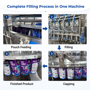 Machine de remplissage et de bouchage de sachets préformés Doypack pour liquides, gelées et jus - Product Image 3