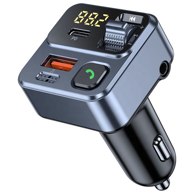 S2 Pd Fast Charge 30W Car Mp3 Bluetooth Hands-Free Fm Transmitter Car Mp3 Bluetooth Player