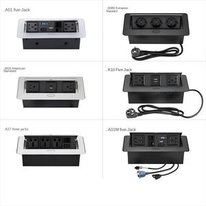 Puissance Rj45 rj11 usb prise pop up prise de bureau prises cachées Table 220v Pop up prise de Table élévatrice cachée - Product Image 4