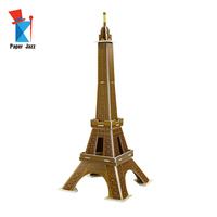 Puzzles en papier d'architecture personnalisés de haute qualité, bâtiments célèbres, bricolage pour enfants ou éducation, modèle de puzzle en mousse 3D