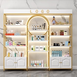 Étagère de présentation haut de gamme pour produits de beauté en centre commercial, gondole cosmétique, étagère de magasin de cosmétiques - Product Image 1