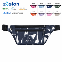Sac banane personnalisé, sac à bandoulière, sac de taille en nylon avec logo personnalisé, vente en gros, fabricant OEM, étanche, pour voyage